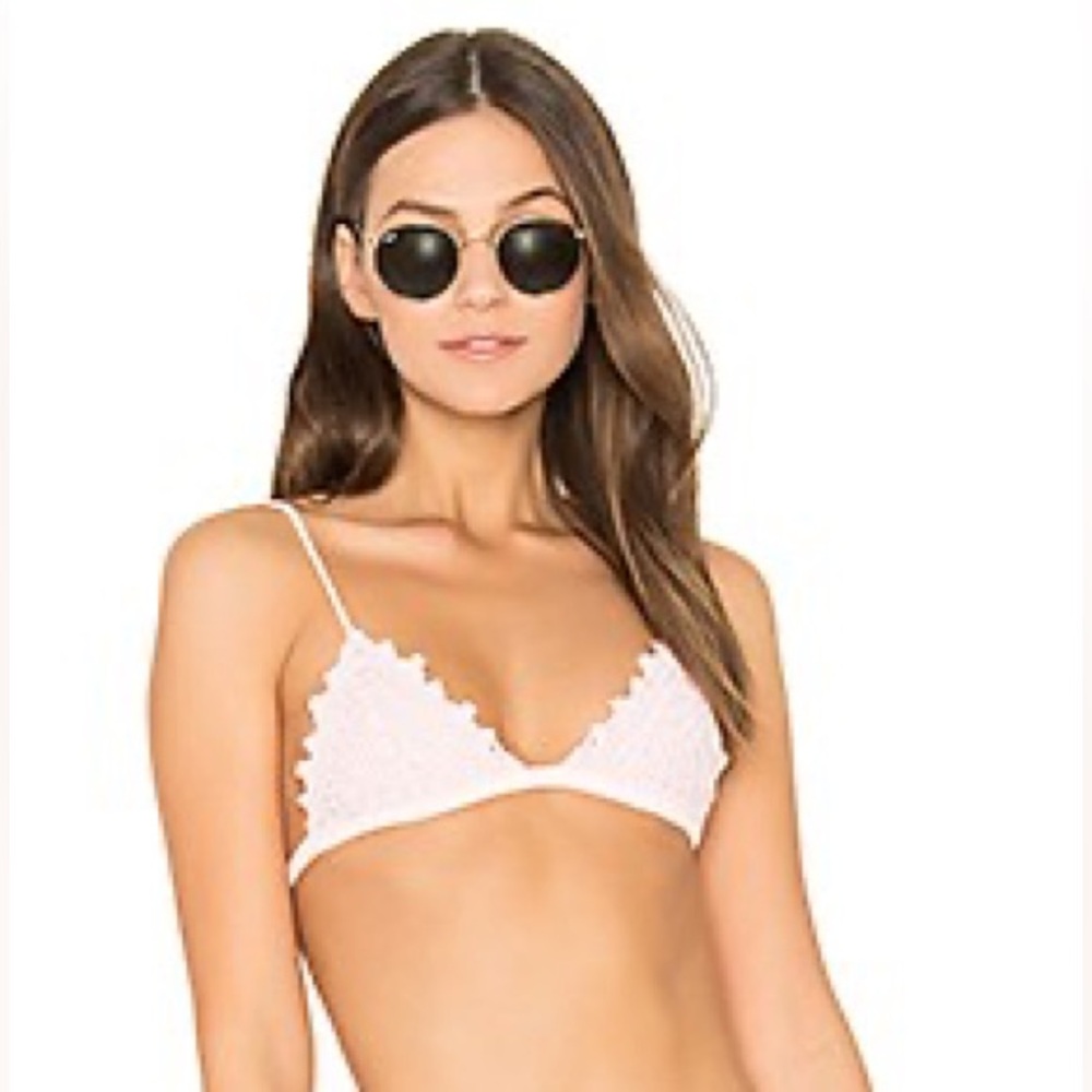 [ROVE Swimwear] Zara Macrame Top in Perle SMALL